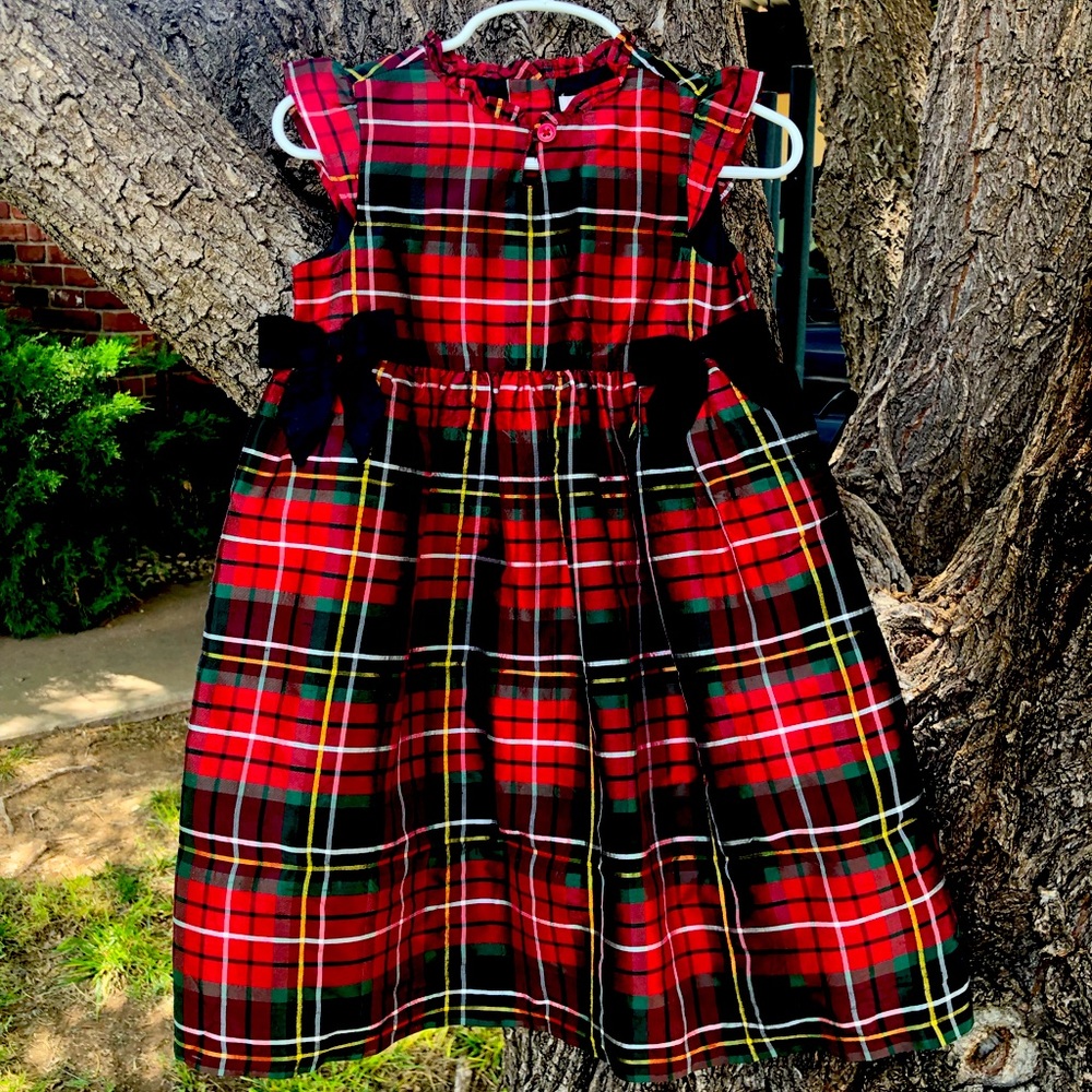 Janie & Jack silk holiday dress